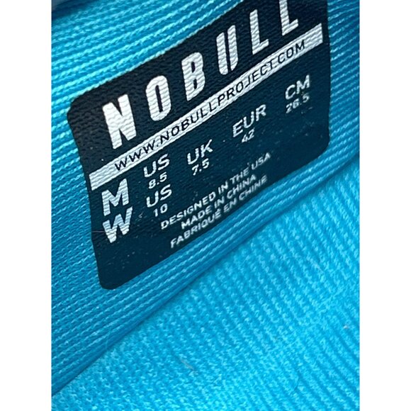 Nobull Mens 8.5 Womens 10 Training Blue Mesh SuperFabric Pink Laces Sneakers - Picture 5 of 10